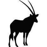 Sticker design cerf