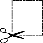 Sticker design ciseau Sticker design ciseau