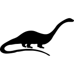 Sticker design dinosaure