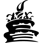 Sticker design gteau