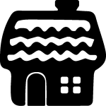 Sticker design maisonnette Sticker design maisonnette
