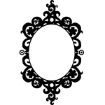 Sticker design mirroir artistique Sticker design mirroir artistique