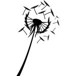 Sticker design pissenlit