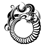 Sticker design serpent Sticker design serpent