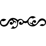 Sticker design tatouage baroque