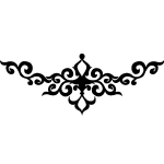 Sticker design tiare dcorative