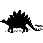 Sticker dinosaure stgosaure