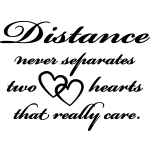 Sticker distance never separates Sticker distance never separates
