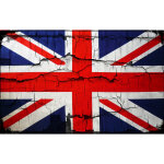 Sticker drapeau d'angleterre vintage - union jack 2