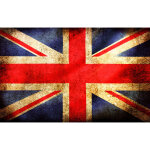 Sticker drapeau d'angleterre vintage - union jack