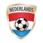 Sticker drapeau avec le football, pays - bas