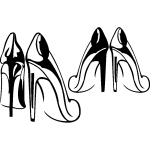 Sticker dressing magnifique chaussures à talons Sticker dressing magnifique chaussures à talons