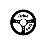 Sticker drive safe Sticker drive safe