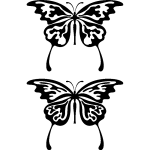 Sticker duo de papillons