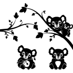 Sticker l'cole des koalas