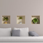 Sticker effet 3d petits palmiers Sticker effet 3d petits palmiers