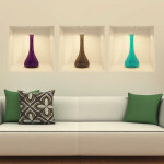 Sticker effet 3d vase