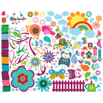 Stickers enfant arbre magique Stickers enfant arbre magique