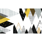 Stickers enfant montagnes scandinaves chapka