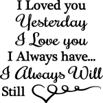 Sticker pour escalier je t'aime