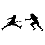 Sticker escrime