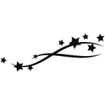 Sticker Étoiles volantes décoration pour ipad ou macbook Sticker Étoiles volantes décoration pour ipad ou macbook