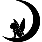 Sticker fe et lune