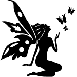 Sticker fe et papillons