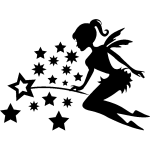 Sticker fe partageant les toiles