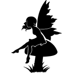 Sticker fe sur un champignon