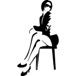 Sticker femme sexy Sticker femme sexy