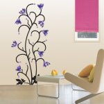Sticker fleurs ancolies Sticker fleurs ancolies