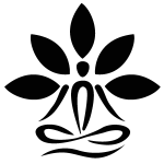 Sticker fleur artistique zen Sticker fleur artistique zen