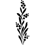 Sticker fleur d'automne