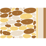 Sticker fleurs coquelicots des prs
