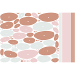 Sticker fleurs coquelicots des valles