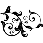 Sticker fleur tribal