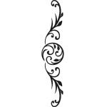 Sticker floral design tête de lit horizontal Sticker floral design tête de lit horizontal