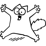 Sticker pour frigo, chat Sticker pour frigo, chat