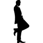 Sticker frigo l'homme mystrieux