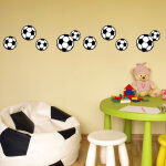 Sticker frise ballons de football Sticker frise ballons de football