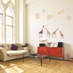 Stickers girafes et toiles