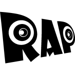 Sticker graffiti rap