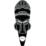 Sticker grand masque africain Sticker grand masque africain
