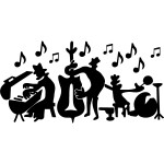 Sticker groupe de musique Sticker groupe de musique