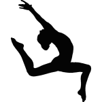 Sticker gymnaste fille 2 Sticker gymnaste fille 2