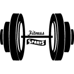 Sticker haltres, fitness - sports
