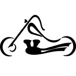 Sticker harley davidson artistique