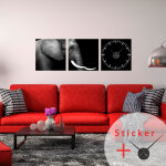 Sticker horloge l'lphant