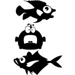 Sticker humeurs de poisson Sticker humeurs de poisson